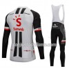Conjunto Maillot + Culotte largo con tirantes 2018 Team Sunweb N001